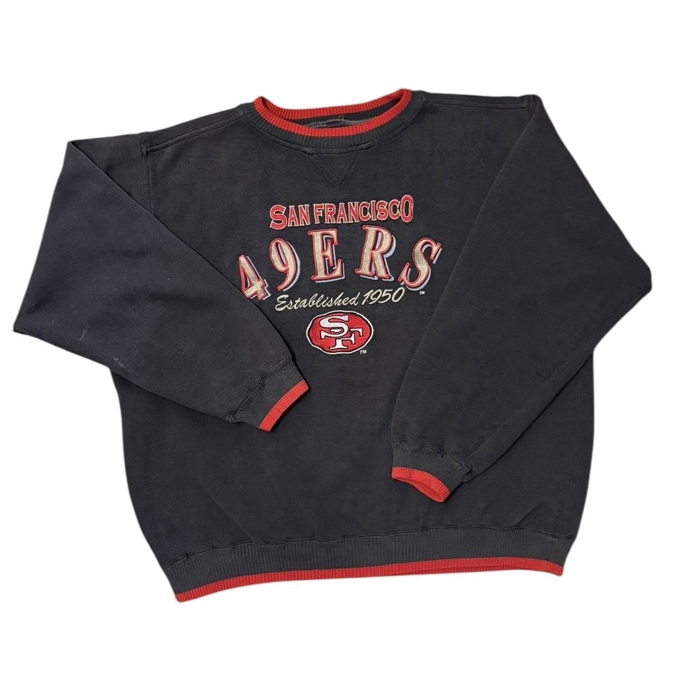Vintage San Francisco 49ers Sweateshirt Mens XL NFL Logo Athletic LA Embroidered